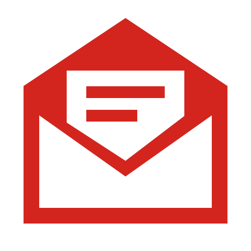 Cartoon envelope icon