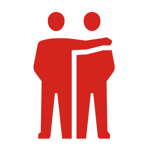 Cartoon of two friends