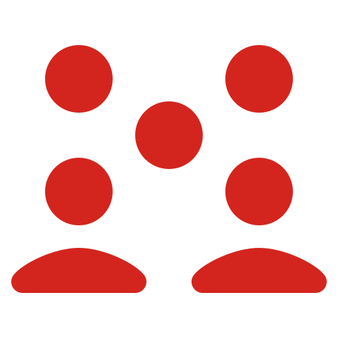 Cartoon group of people